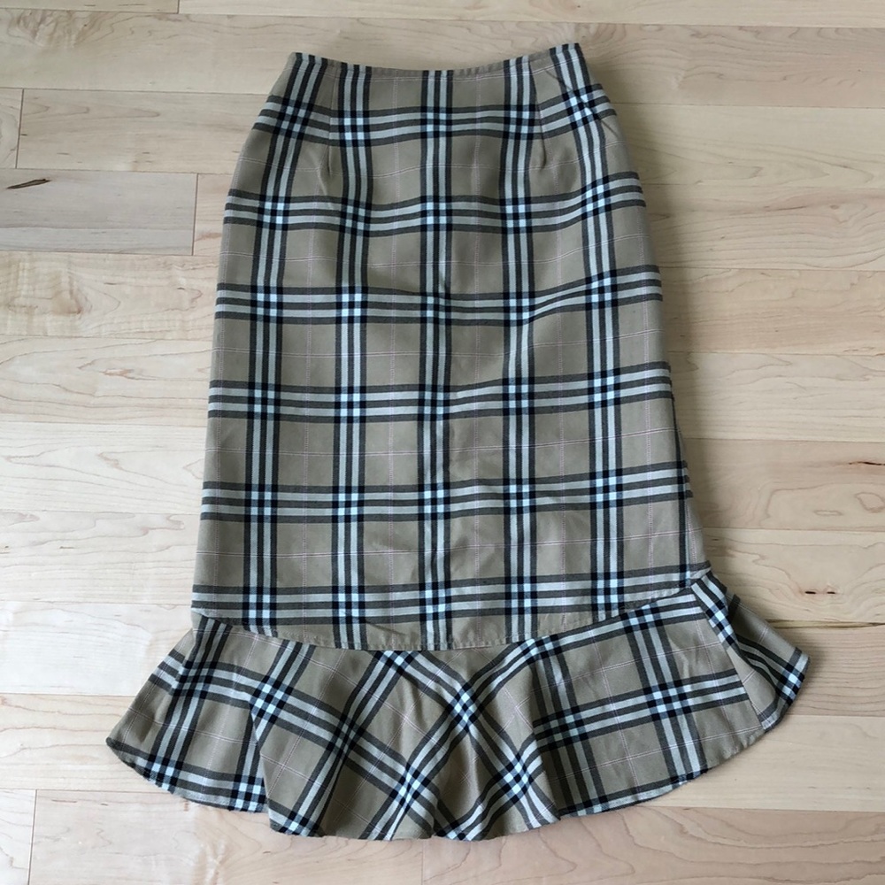Vintage Checkered Skirt